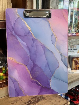Pink Marble Clipboard
