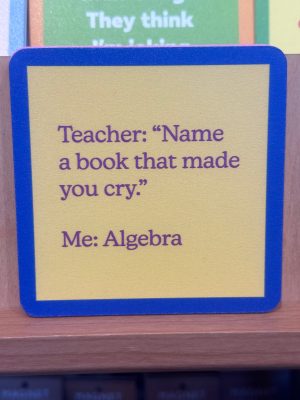 Drinks on Me Coasters - "Name a book..."