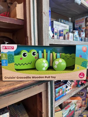 Cruisin' Crocodile Wooden Pull Toy